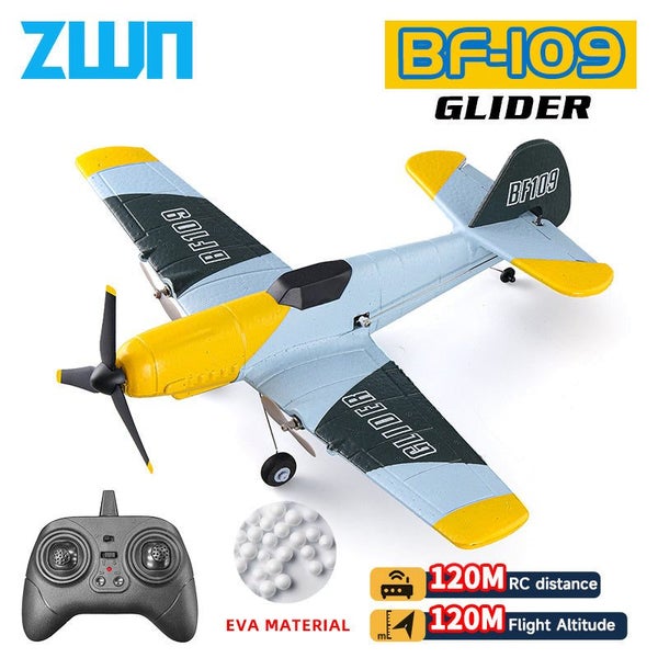 RC Plane BF109 Professional 2.4G Radio Remote Control Airplane EPP Foam Aircr... Carousel 2