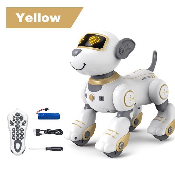 Intelligent Remote Control Robot Dog Electronic Stunt Voice Command Programma... Carousel 1