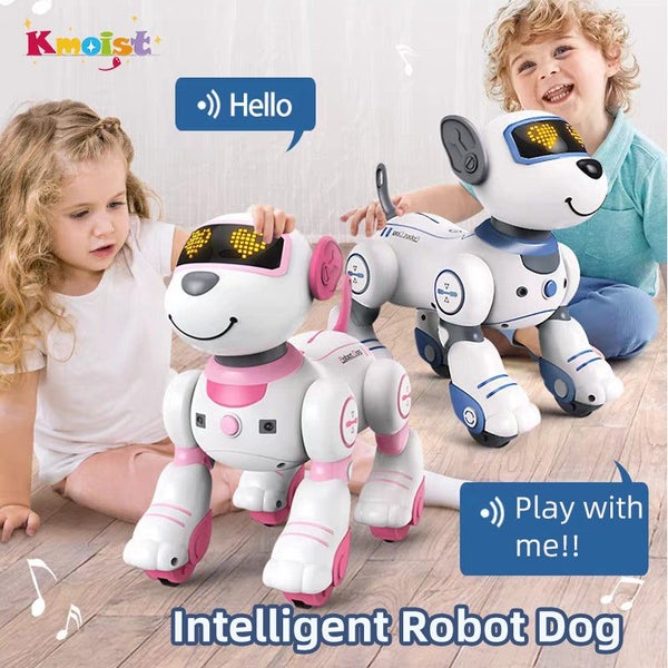 Intelligent Remote Control Robot Dog Electronic Stunt Voice Command Programma... Carousel 2