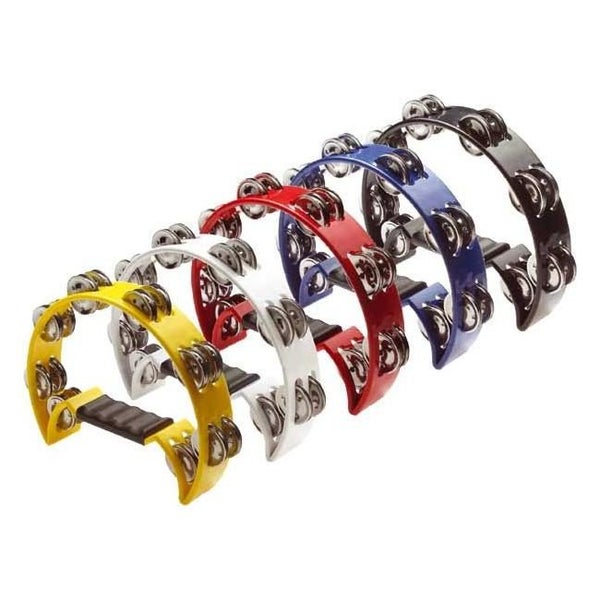 Stagg Cutaway Tambourine 16 Jingle, Black Carousel 1