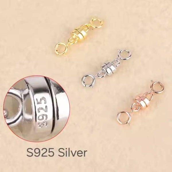 Rose-Gold Magnetic Clasp with Spring Clasp (15mm) Carousel 2