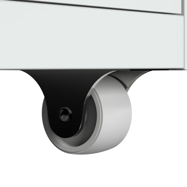 Gorilla Office - Mobile Metal 6 Drawer Cabinet - Traffic White Carousel 5