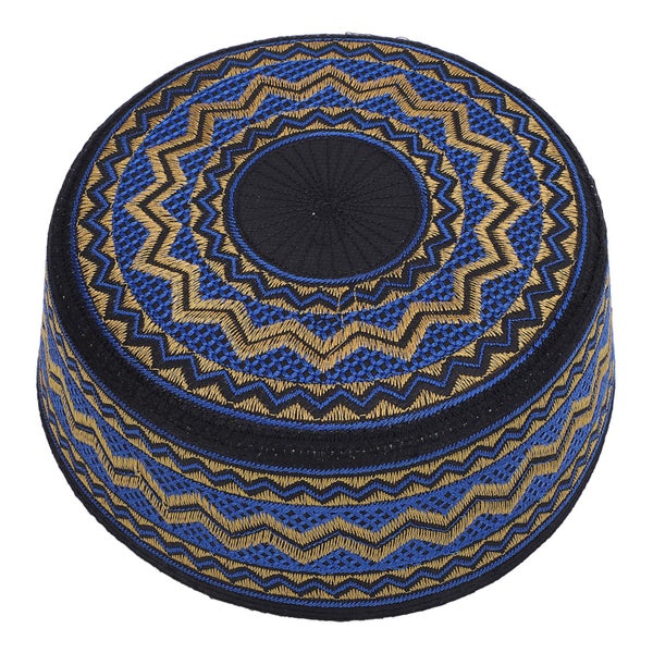 traditional kufi cap cotton kufi hat kufi cap Men Kufi Hat Embroidered Rounded Carousel 1