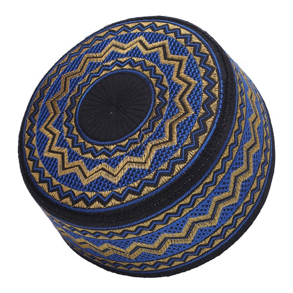 traditional kufi cap cotton kufi hat kufi cap Men Kufi Hat Embroidered Rounded Carousel 2