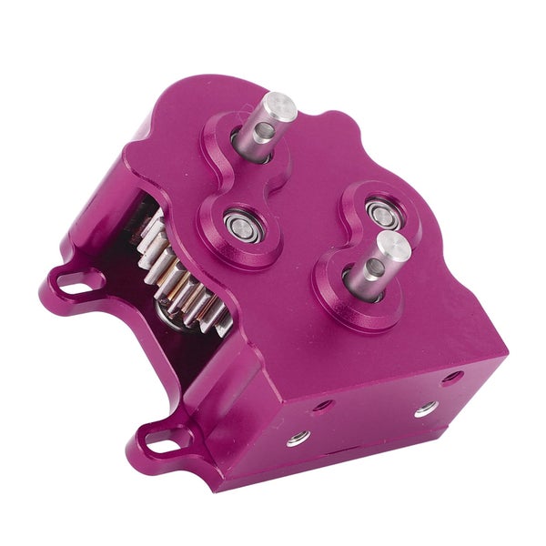 rc dual motor gearbox RC Car Gearbox Dual Outer Rotor Motor Transmission Case Carousel 1