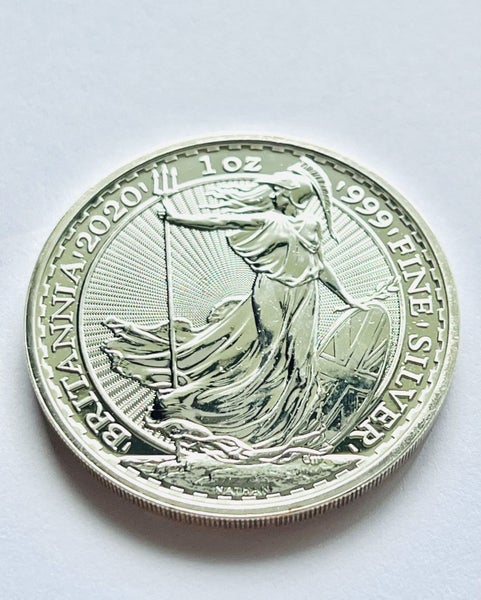 Brand New 1oz UK Britannia .999 Silver BU Coin (Random Years) Carousel 1