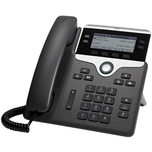Cisco CP-7841-K9= 7800 Series PoE Voip Phone (Power Supply Not Included) Four Carousel 1