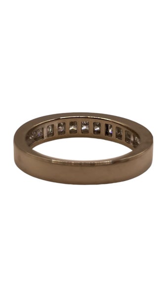 18CT W/G GOLD RING 5.2GMS TDW 1.00CT Carousel 3