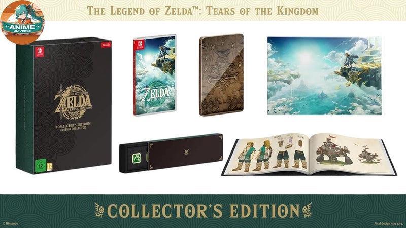 The Legend of the Zelda Tears of the Kingdom Collector's edition Carousel 2