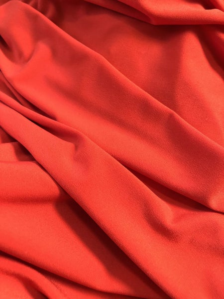 Bright Red Jersey knit Paula Ryan Fabric 140cm x 3 metres Carousel 2