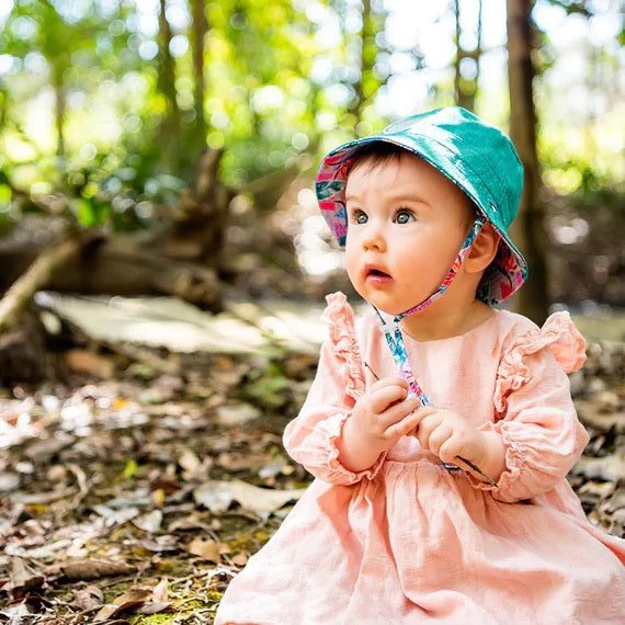 Paradise Reversible Bucket Hat Maxi Little Renegade Company Carousel 2
