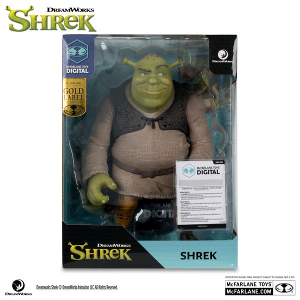 Shrek Posed Figure (PVC Statue) with McFarlane Digital Collectible (Gold Label) Carousel 2