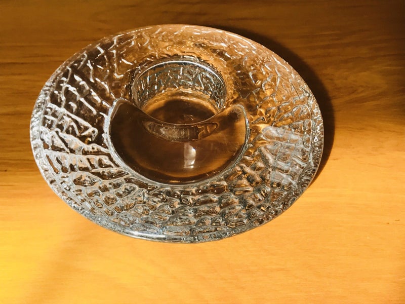 Orrefors Sweden discus votive tealight candle holder Carousel 2