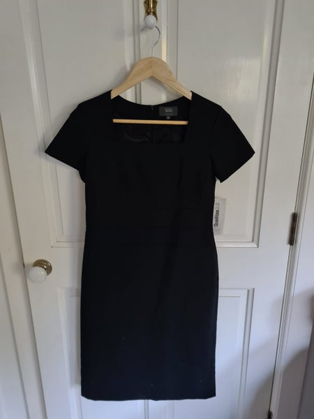 Corporate Dress Simon Jersey Black - Size 10 - NEW Carousel 1