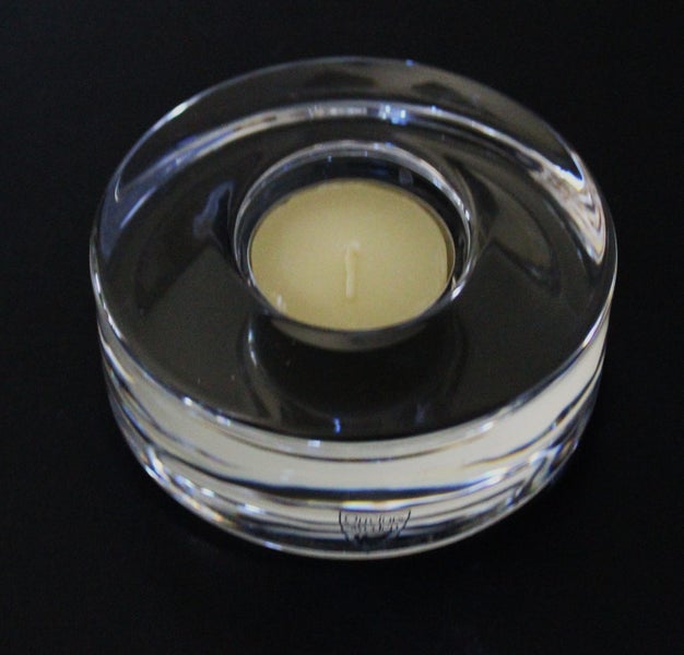 +++ SCANDINAVIAN "ORREFORS - SWEDEN" TEALIGHT CANDLEHOLDER +++ Carousel 2