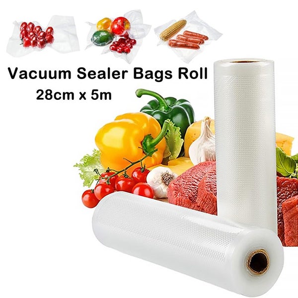 Food-grade Vacuum Sealer Storage Bags Roll*High Quality - Free Cut *28cmx5m* Carousel 1