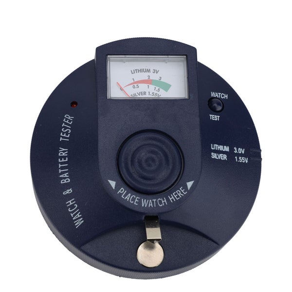 round watch battery tester quartz movement detector watch battery checker watch Carousel 8