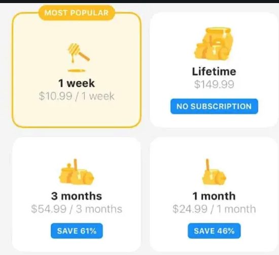 Bumble premium forever license subscription social dating app iOS / Android Carousel 3