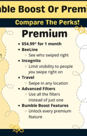 Bumble premium forever license subscription social dating app iOS / Android Carousel 2