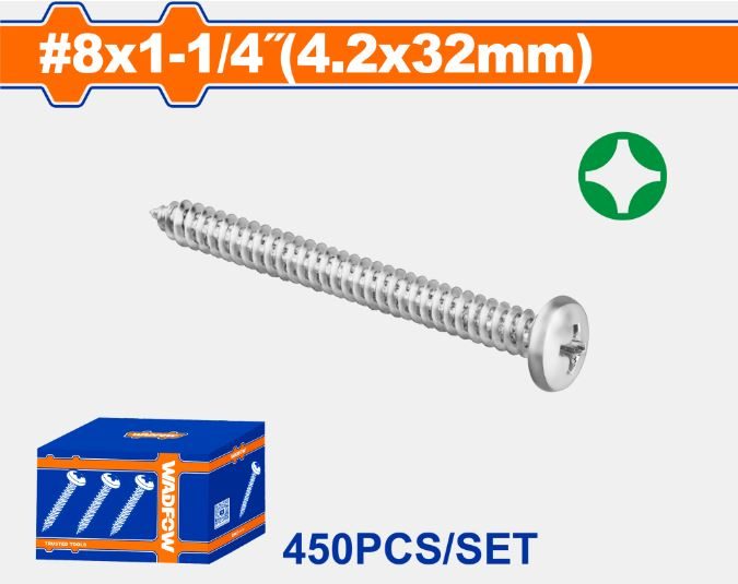 450pc Pan Head Self-Tapping Screw Set Carousel 1