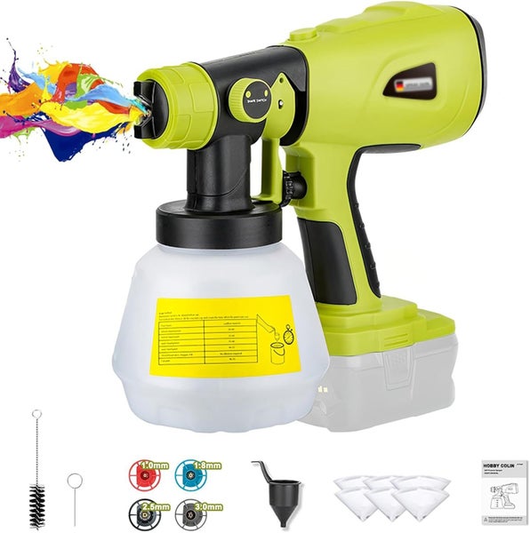 Cordless Paint Spray Gun for Ryobi Battery Clearance Clearance Carousel 2
