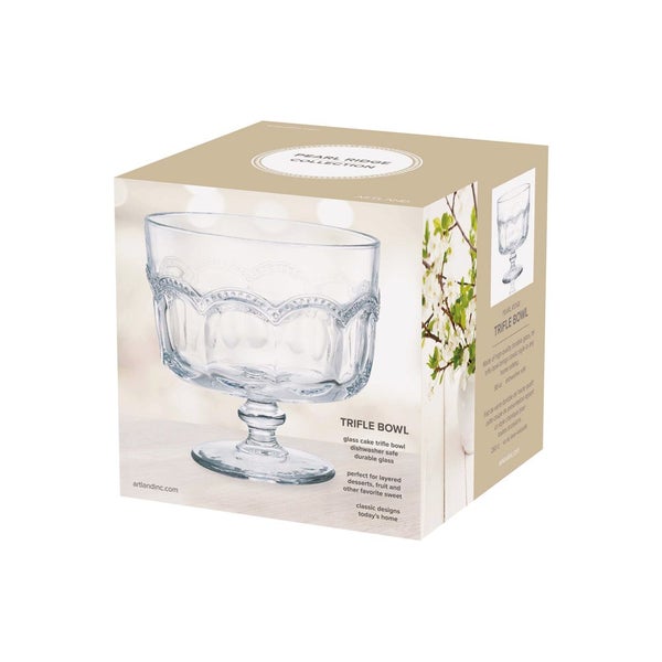 Artland Pearl Ridge Trifle Bowl Carousel 2
