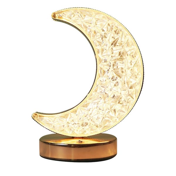 LED Night Light Lamp Half Moon Table Lamp Carousel 1