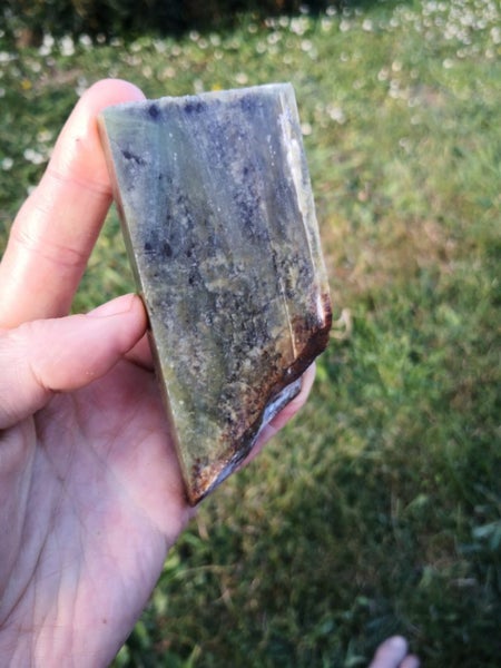 Pounamu greenstone slice translucent totoweka Carousel 2