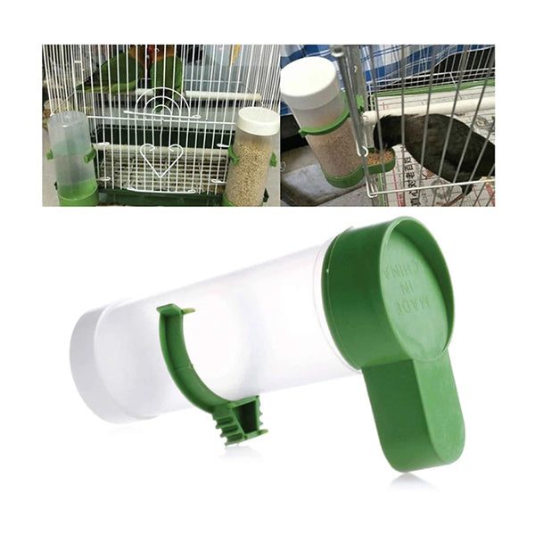 Bird Cage Food Dispenser Feeder Automatic Pet Parrot Budgie Cockatiel Carousel 4