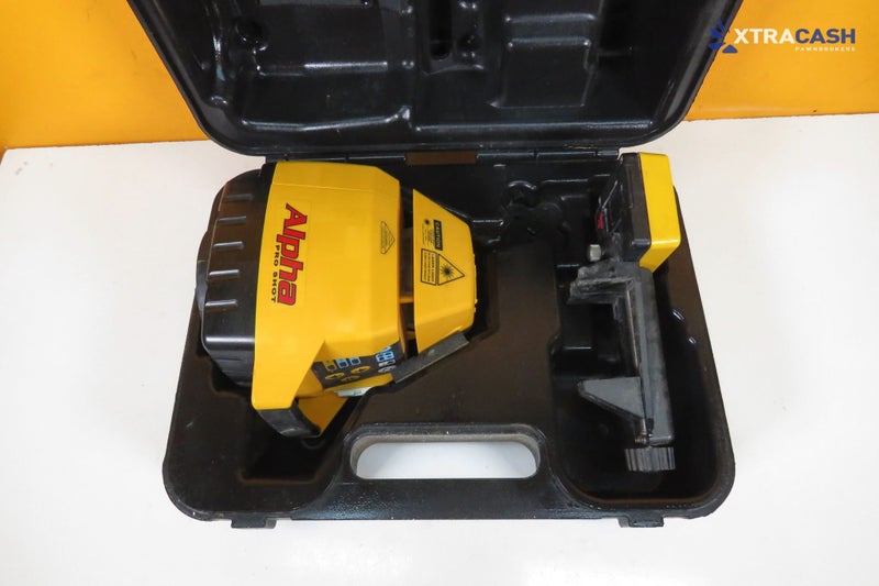 ALPHA Pro Shot Laser Level with R9 Receiver in Case Carousel 1