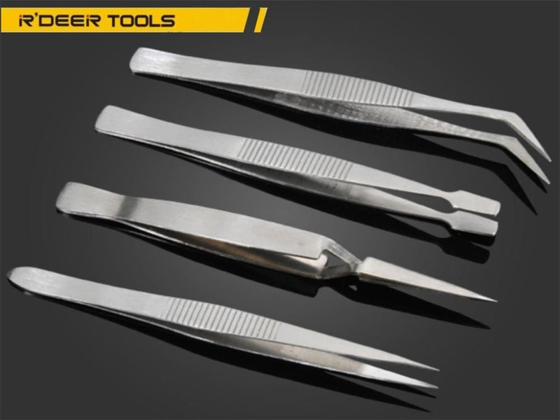 4 Pcs Tweezers Set – High Quality64269255554050110