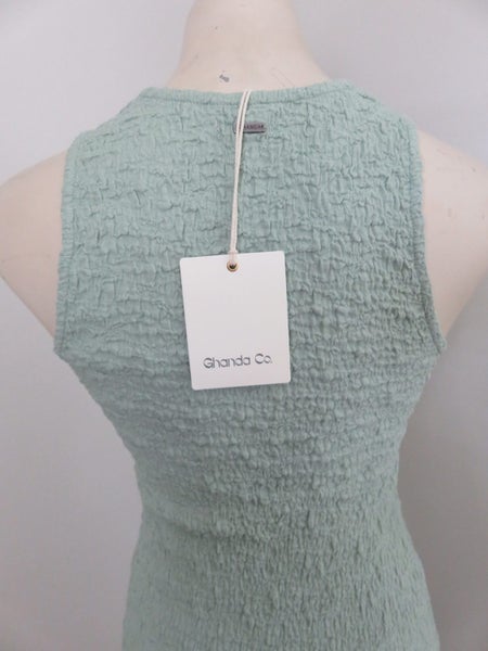 GHANDA COMPANY, SAGE GREEN STRETCH TUBE DRESS, SZ 10/12 M, BNWT Carousel 7