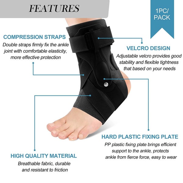 Ankle Support Brace for Ankle Sprains-M Carousel 2