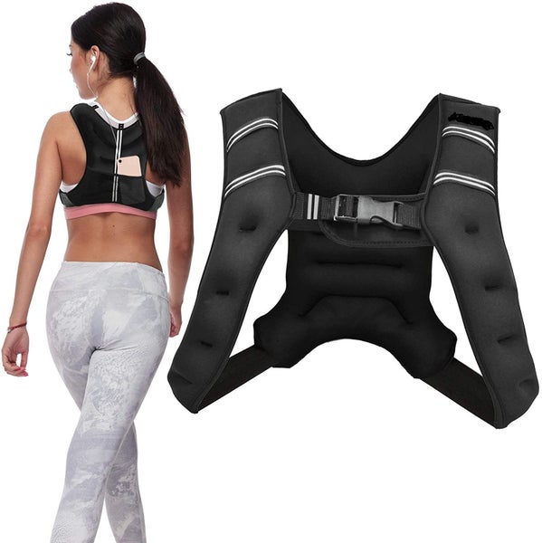 5kg Weighted Gym Jacket Vest Running Fitness Weight loss Strength Training Carousel 1