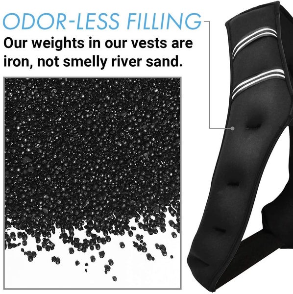 5kg Weighted Gym Jacket Vest Running Fitness Weight loss Strength Training Carousel 3