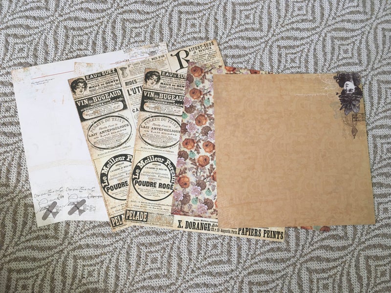 12x12 - Scrapbooking Cardstock/Paperstock - KaiserCraft - Miss Empire - 6+ Carousel 2