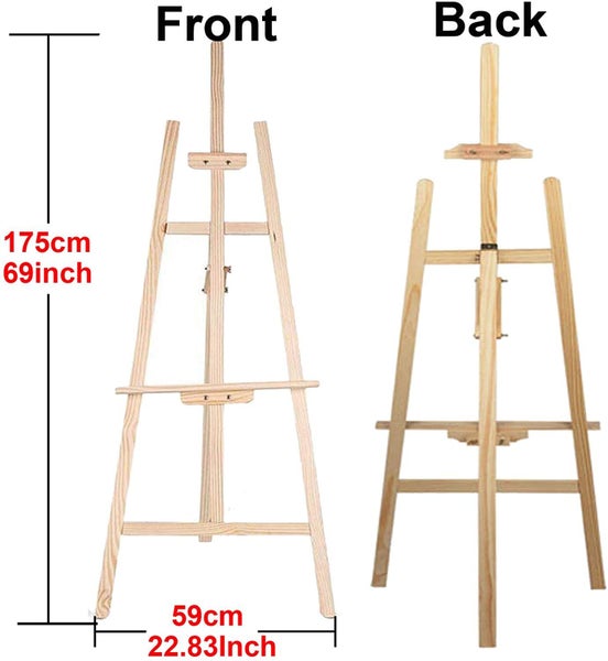 NEW Adjustable Wooden Easel 175cm Afterpay Carousel 7