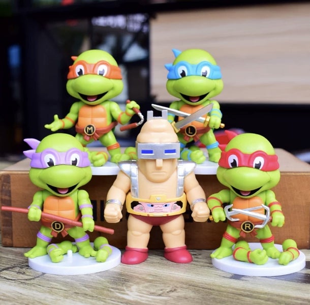 6 Pcs Teenage Mutant Ninja Turtles Figures Collection Set Carousel 1