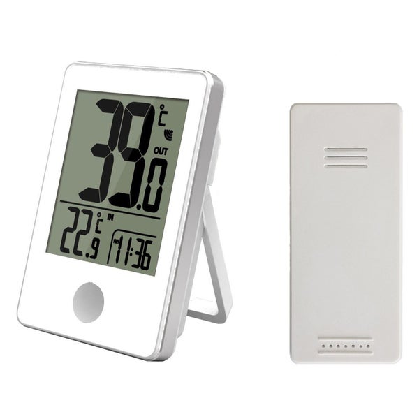 WIRELESS THERMOMETER WITH CLOCK Carousel 1