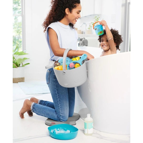 Skip Hop Moby Stowaway Bath Toy Bucket Carousel 7