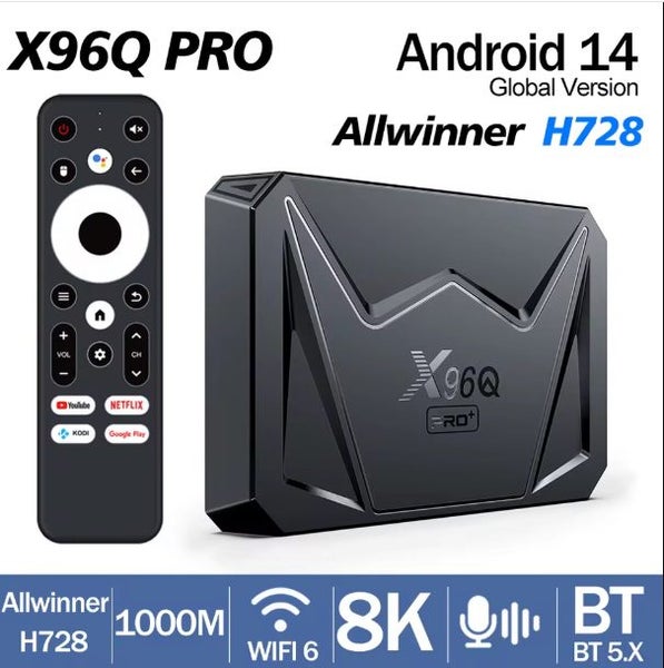X96Q PRO+ Android 14 4GB\64GB Smart TV Box Carousel 1