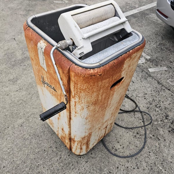 ANTIQUE Vintage museum Art original Hoover ( around 1940s) Washing machine Carousel 2