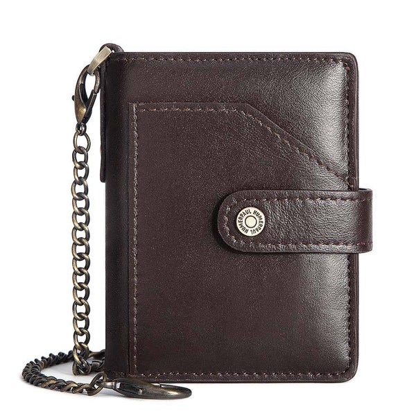 Genuine Leather Bi-Fold RFID Wallet, Pop-up Card Holder TC8981| TOUCHANDCATCH NZ Carousel 1
