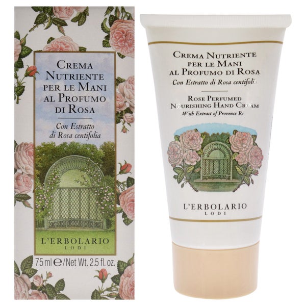 Perfumed Nourishing Hand Cream - Rose by LErbolario for Unisex - 2.5 oz Cream Carousel 1