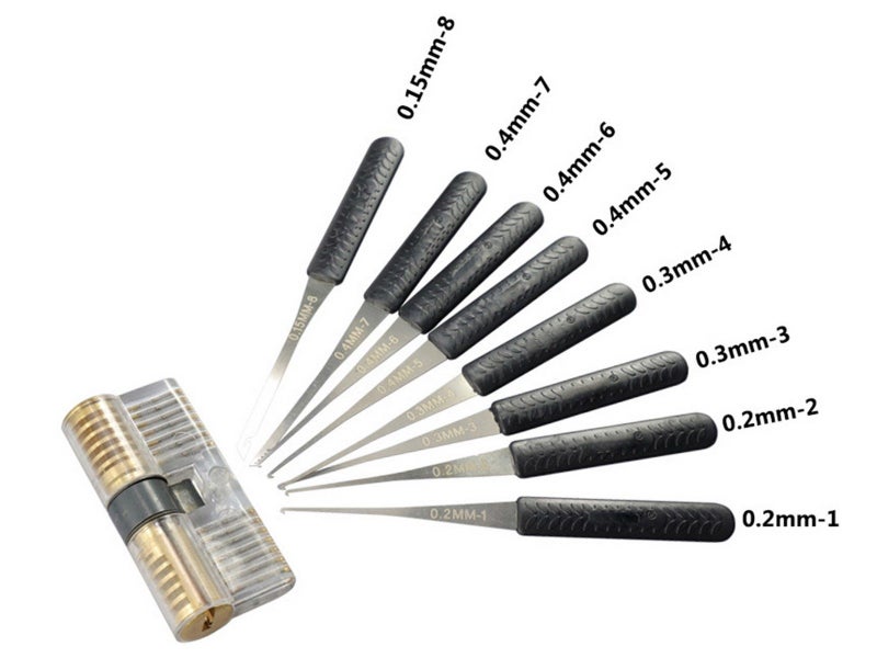 12Pcs Practice Unlocking Tool Pick Tool Kit Carousel 2