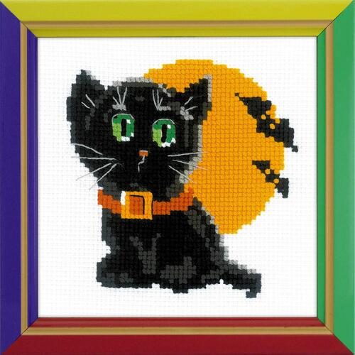 Riolis Black Cat Cross Stitch Kit Carousel 1