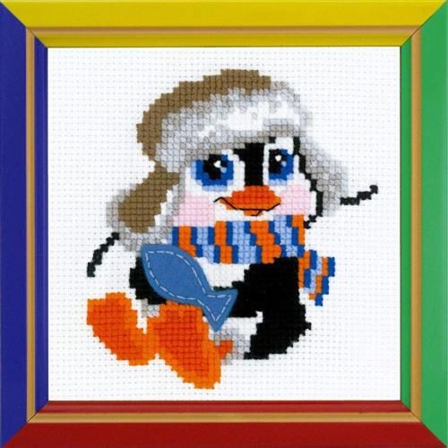 Riolis Penguin - Cross Stitch Kit Carousel 1