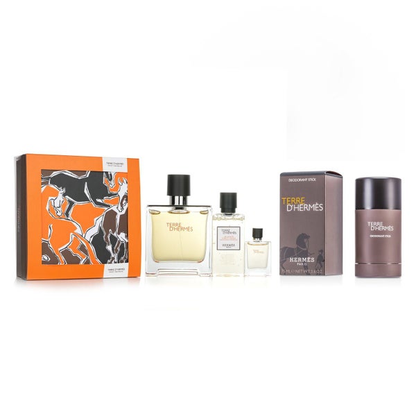 HERMES - Hermes Terre D'Hermes Pure Set + Terre D'Hermes Deodorant Stick 2pcs Carousel 2