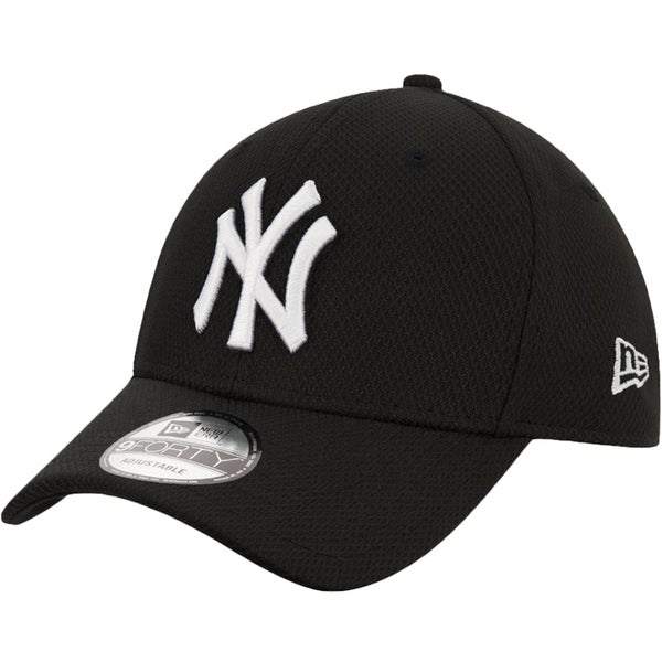 New Era Mens New York Yankees Dimond Era 9FORTY Cap - Black Carousel 1