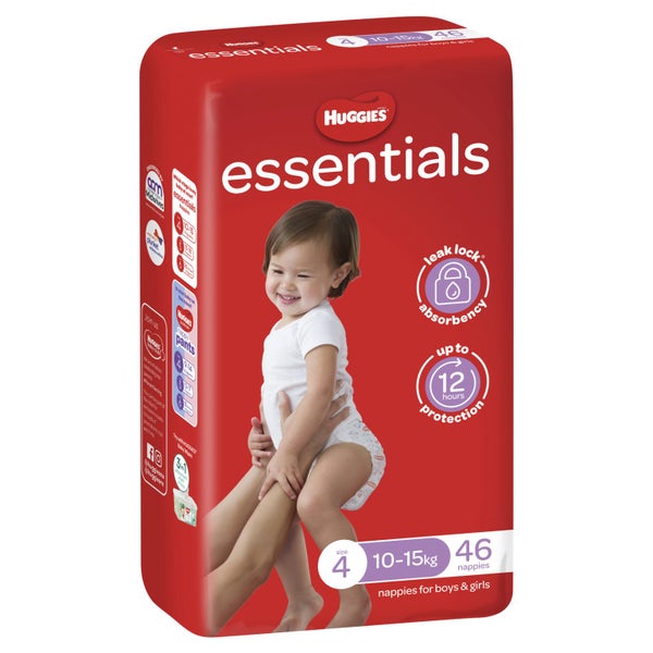 Huggies Essentials Toddler Nappies - Size 4 Carousel 1